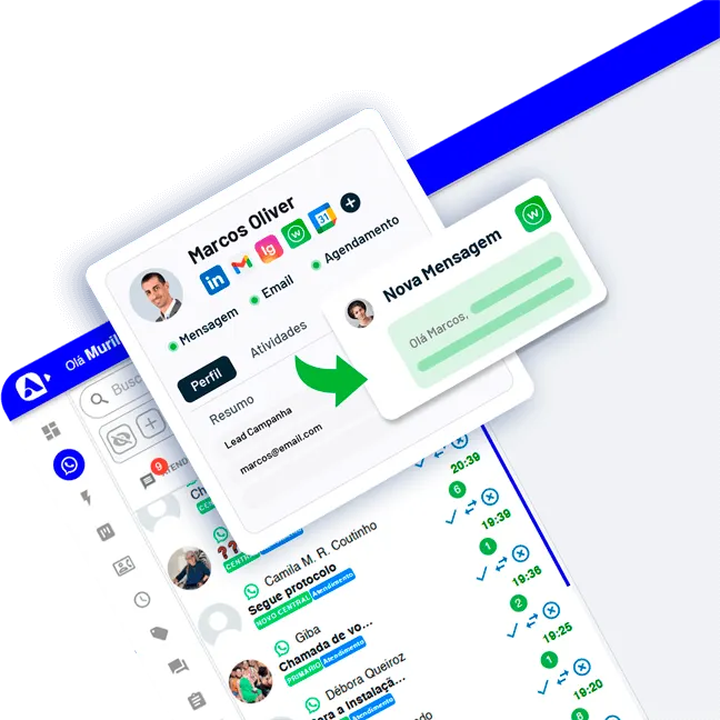 Acompanhe tudo em tempo real